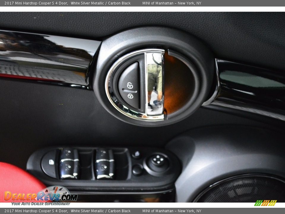 2017 Mini Hardtop Cooper S 4 Door White Silver Metallic / Carbon Black Photo #8