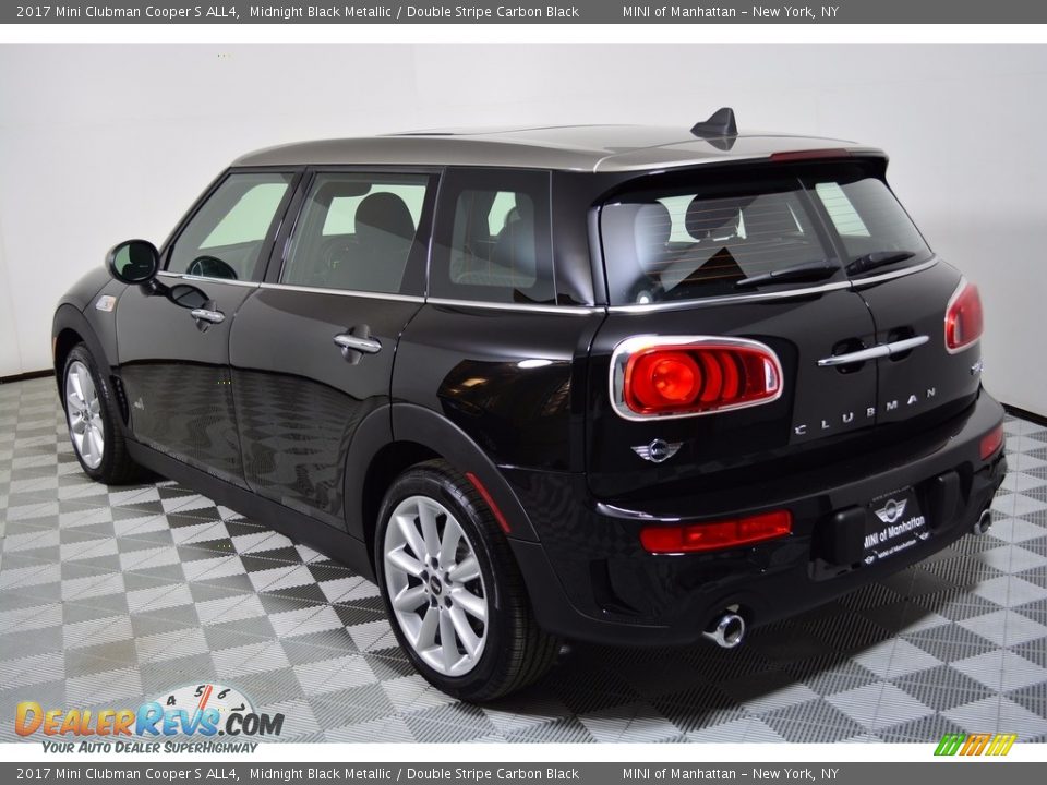2017 Mini Clubman Cooper S ALL4 Midnight Black Metallic / Double Stripe Carbon Black Photo #4