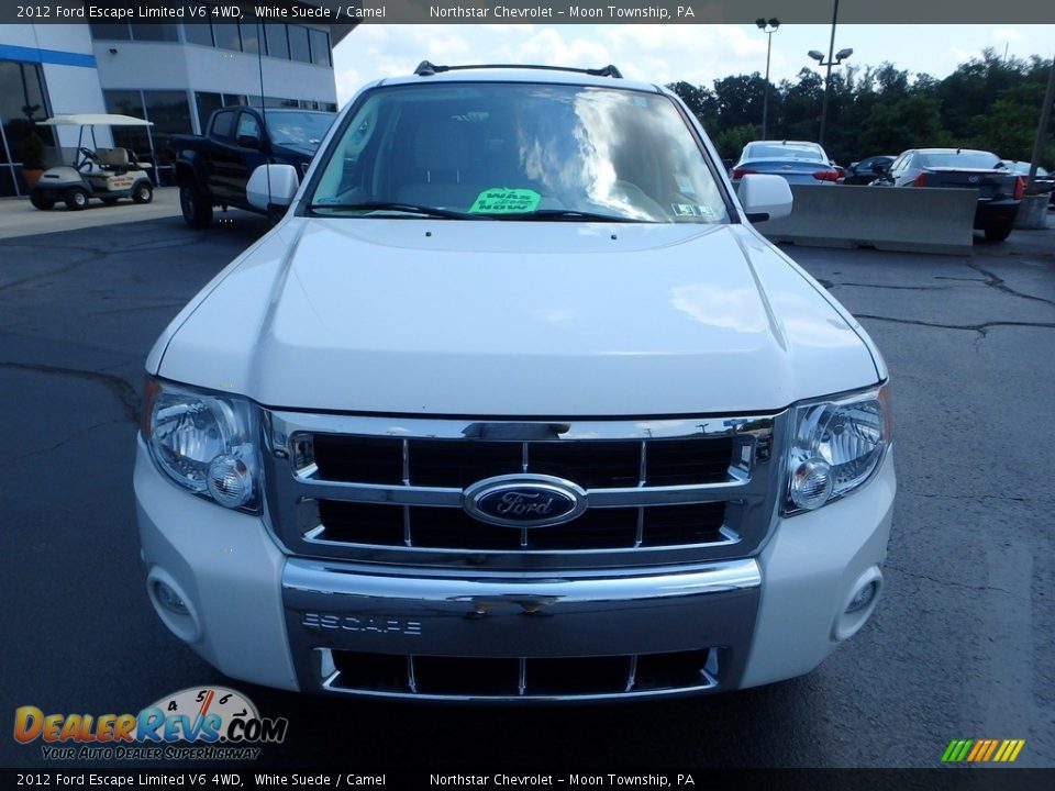 2012 Ford Escape Limited V6 4WD White Suede / Camel Photo #13