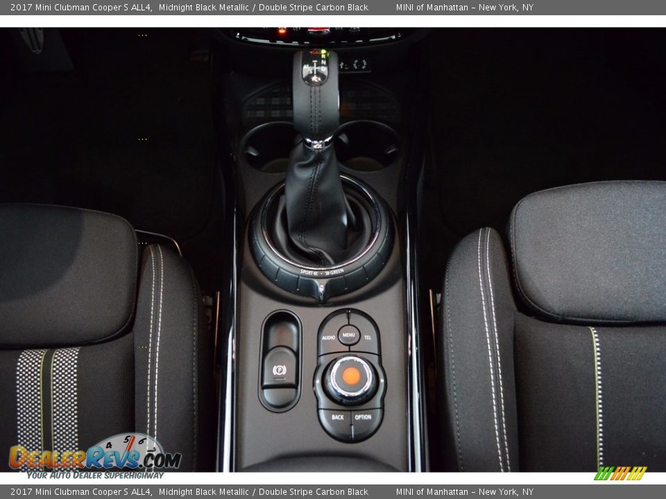 2017 Mini Clubman Cooper S ALL4 Midnight Black Metallic / Double Stripe Carbon Black Photo #13