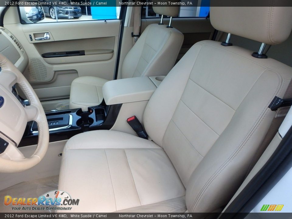 2012 Ford Escape Limited V6 4WD White Suede / Camel Photo #20
