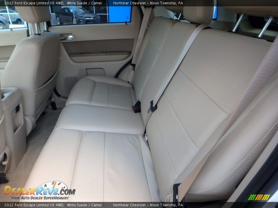 2012 Ford Escape Limited V6 4WD White Suede / Camel Photo #21