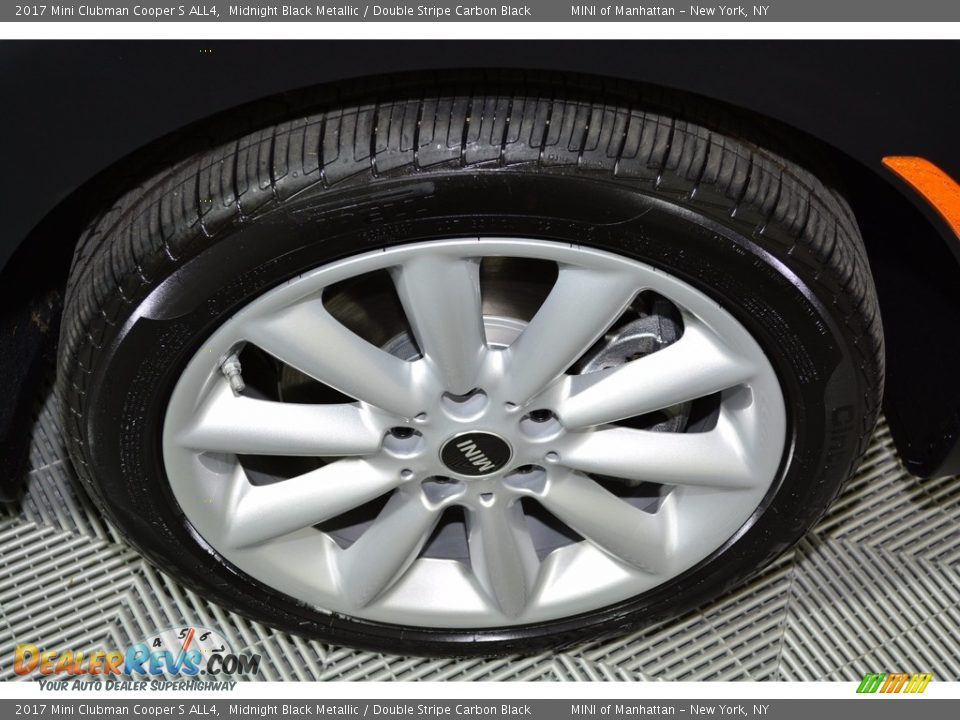 2017 Mini Clubman Cooper S ALL4 Midnight Black Metallic / Double Stripe Carbon Black Photo #20