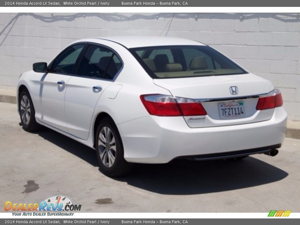 2014 Honda Accord LX Sedan White Orchid Pearl / Ivory Photo #2