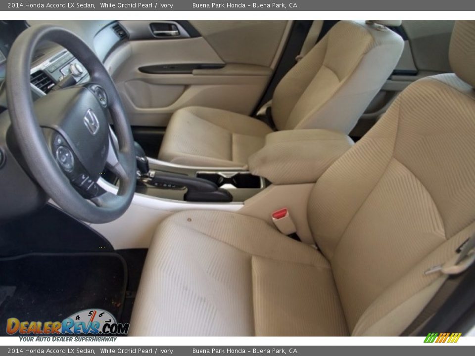 2014 Honda Accord LX Sedan White Orchid Pearl / Ivory Photo #3