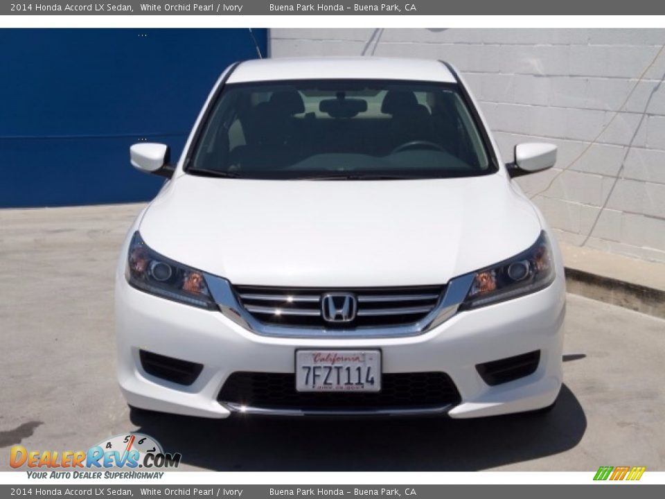 2014 Honda Accord LX Sedan White Orchid Pearl / Ivory Photo #7