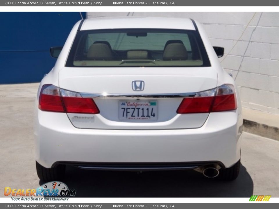 2014 Honda Accord LX Sedan White Orchid Pearl / Ivory Photo #9