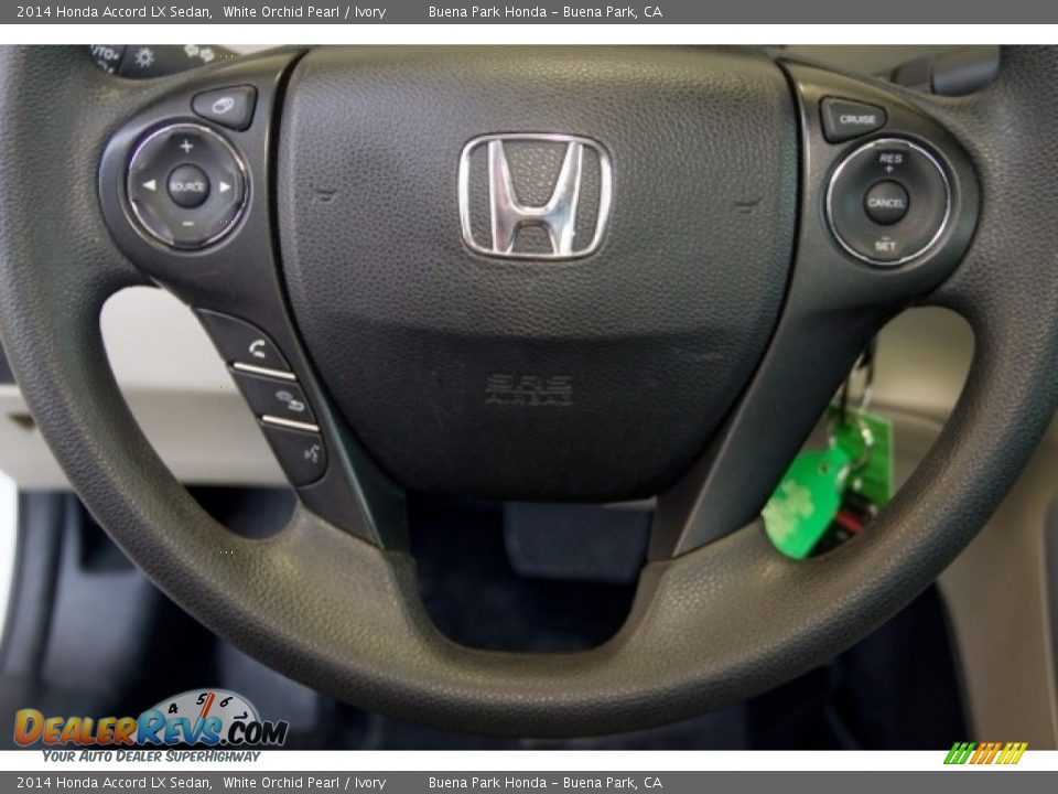 2014 Honda Accord LX Sedan White Orchid Pearl / Ivory Photo #11