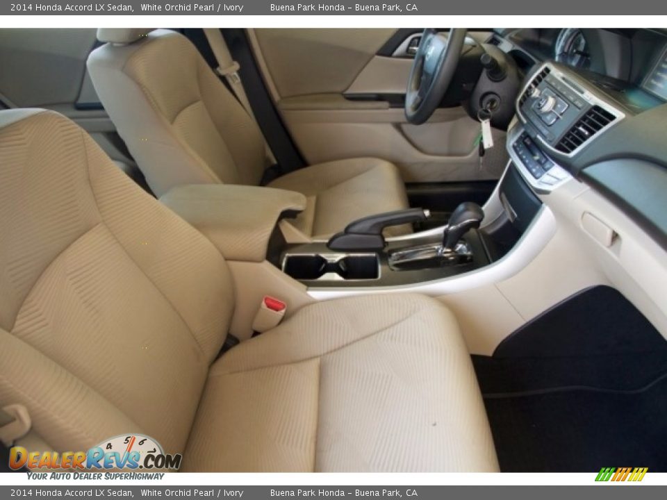 2014 Honda Accord LX Sedan White Orchid Pearl / Ivory Photo #16