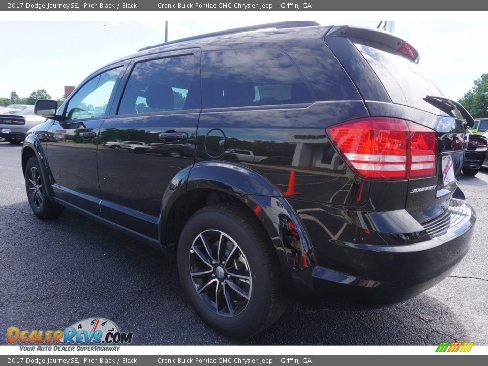 2017 Dodge Journey SE Pitch Black / Black Photo #5