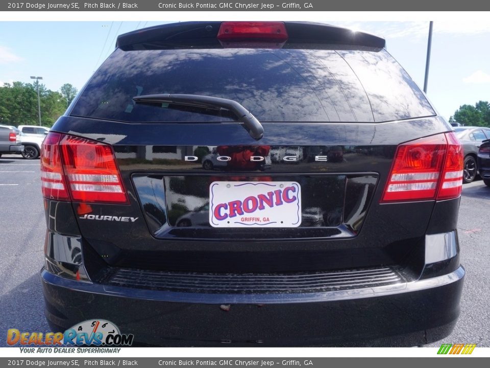 2017 Dodge Journey SE Pitch Black / Black Photo #6