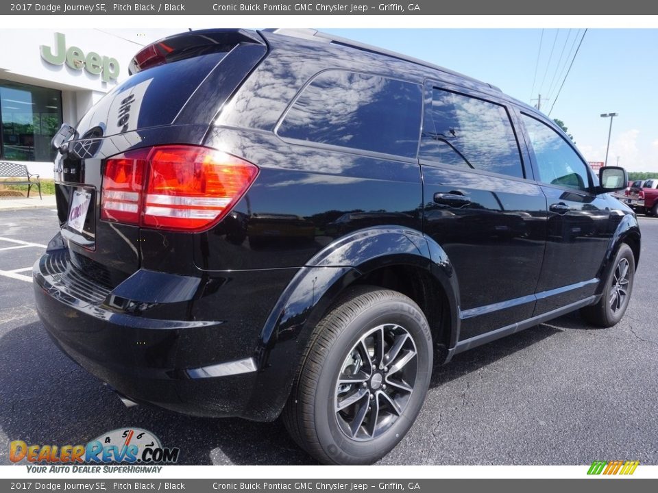 2017 Dodge Journey SE Pitch Black / Black Photo #7
