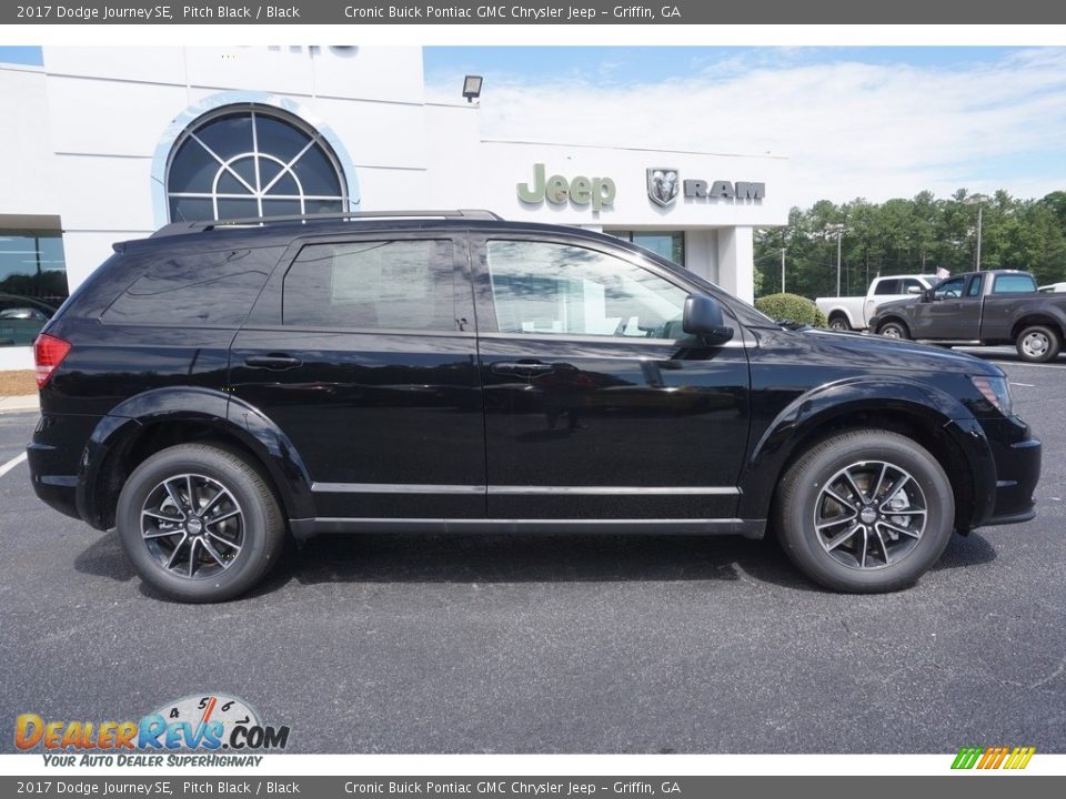 2017 Dodge Journey SE Pitch Black / Black Photo #8
