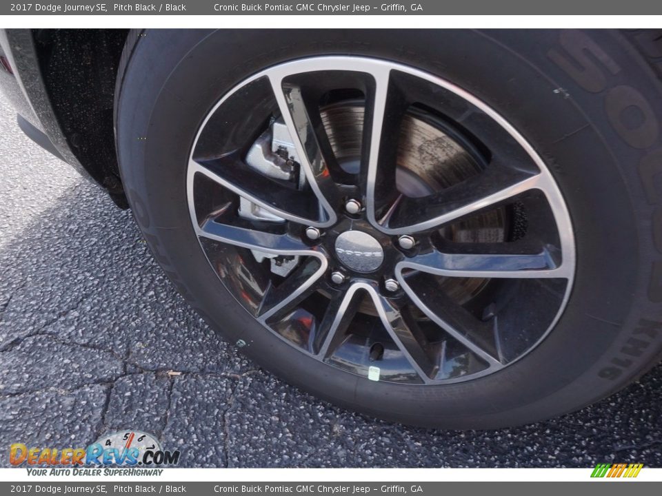 2017 Dodge Journey SE Pitch Black / Black Photo #11