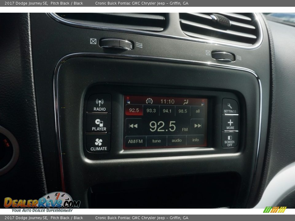 2017 Dodge Journey SE Pitch Black / Black Photo #15