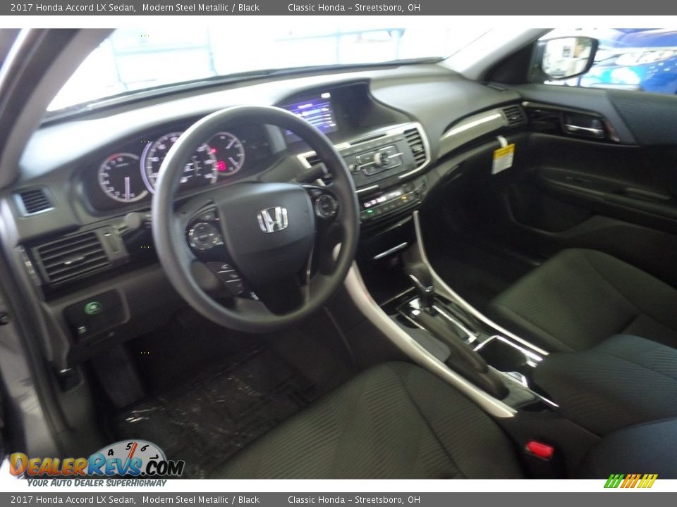 2017 Honda Accord LX Sedan Modern Steel Metallic / Black Photo #6