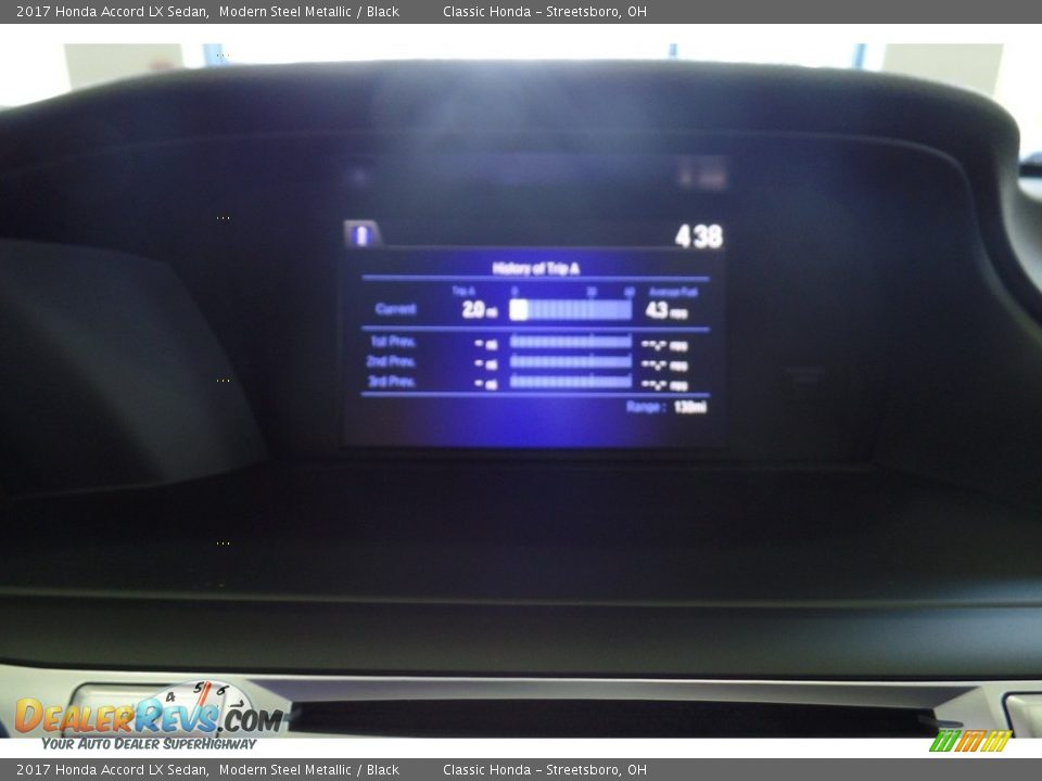 2017 Honda Accord LX Sedan Modern Steel Metallic / Black Photo #9