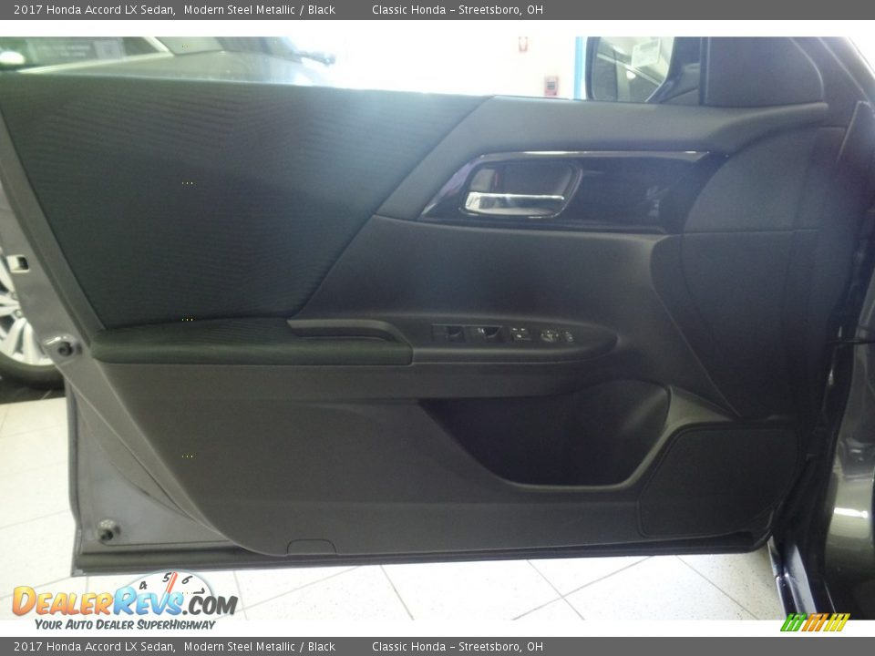 2017 Honda Accord LX Sedan Modern Steel Metallic / Black Photo #11