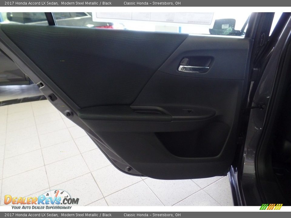 2017 Honda Accord LX Sedan Modern Steel Metallic / Black Photo #12