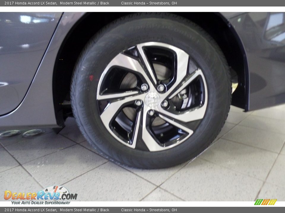 2017 Honda Accord LX Sedan Modern Steel Metallic / Black Photo #14