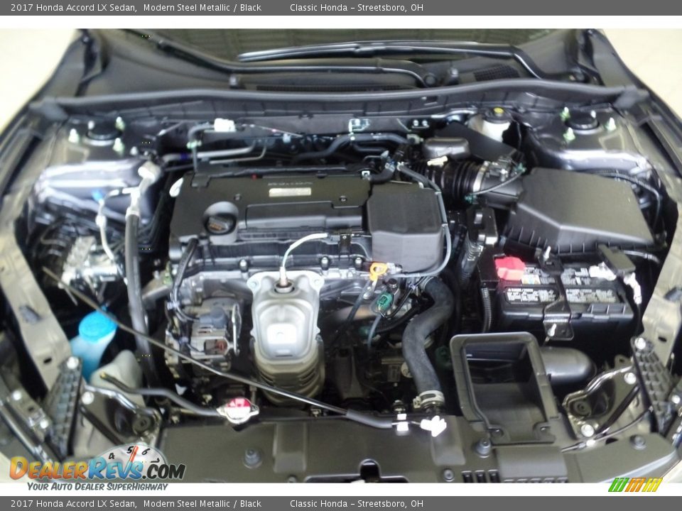 2017 Honda Accord LX Sedan Modern Steel Metallic / Black Photo #15