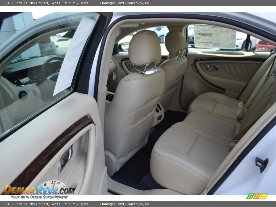 Rear Seat of 2017 Ford Taurus Limited Photo #9