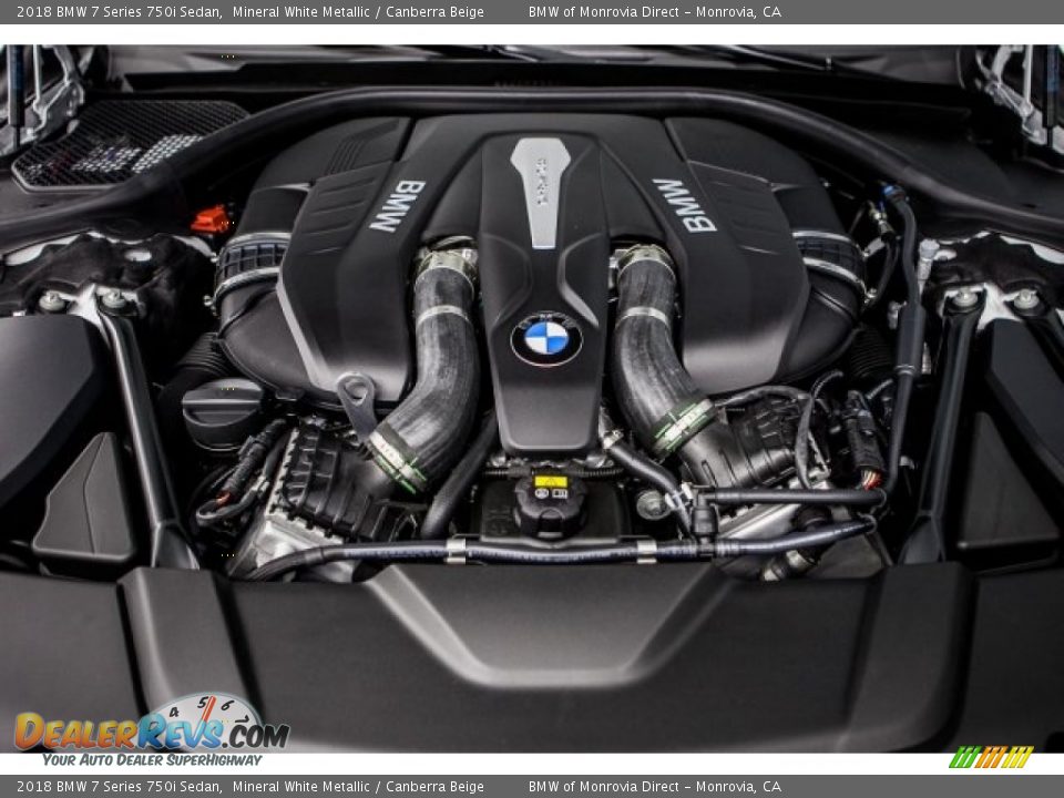 2018 BMW 7 Series 750i Sedan 4.4 Liter TwinPower Turbocharged DOHC 32-Valve VVT V8 Engine Photo #8