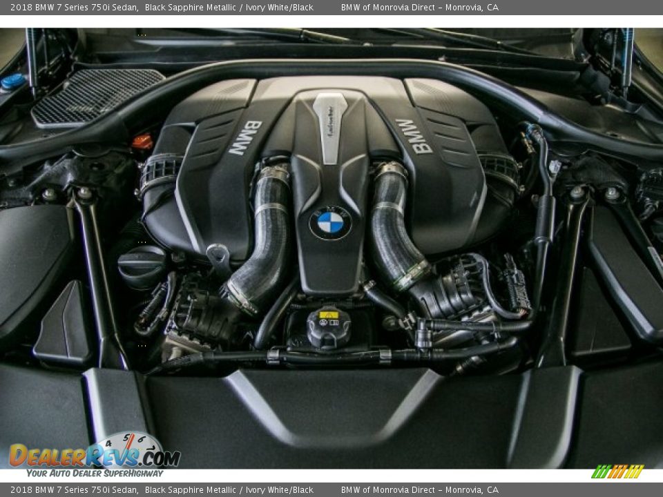 2018 BMW 7 Series 750i Sedan 4.4 Liter TwinPower Turbocharged DOHC 32-Valve VVT V8 Engine Photo #8