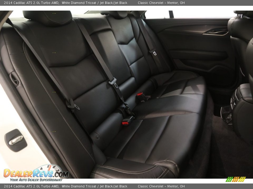 2014 Cadillac ATS 2.0L Turbo AWD White Diamond Tricoat / Jet Black/Jet Black Photo #15