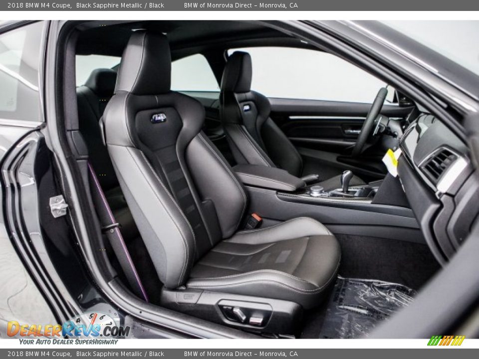 2018 BMW M4 Coupe Black Sapphire Metallic / Black Photo #2