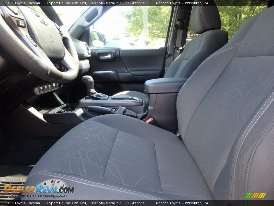 2017 Toyota Tacoma TRD Sport Double Cab 4x4 Silver Sky Metallic / TRD Graphite Photo #6