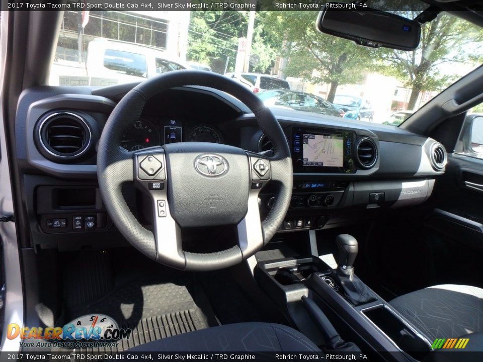 2017 Toyota Tacoma TRD Sport Double Cab 4x4 Silver Sky Metallic / TRD Graphite Photo #8