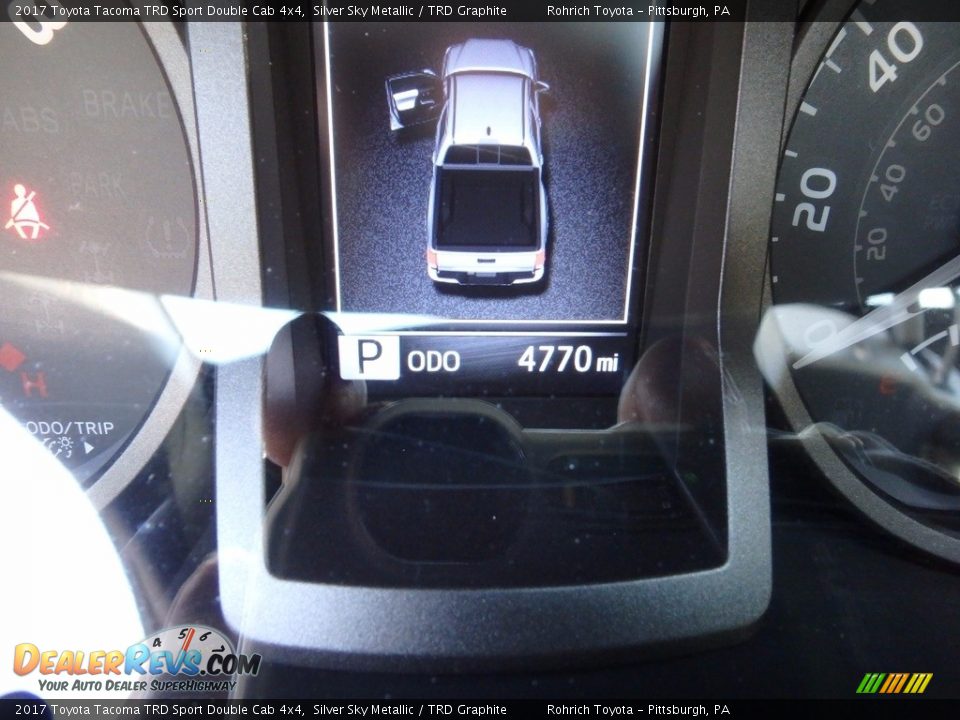 2017 Toyota Tacoma TRD Sport Double Cab 4x4 Silver Sky Metallic / TRD Graphite Photo #10