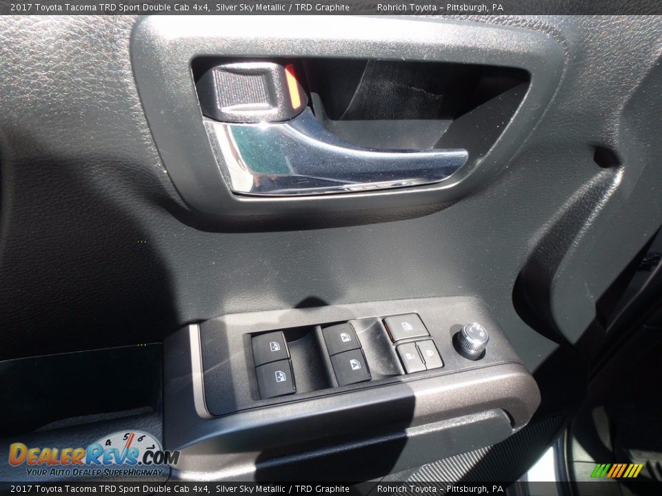 2017 Toyota Tacoma TRD Sport Double Cab 4x4 Silver Sky Metallic / TRD Graphite Photo #20