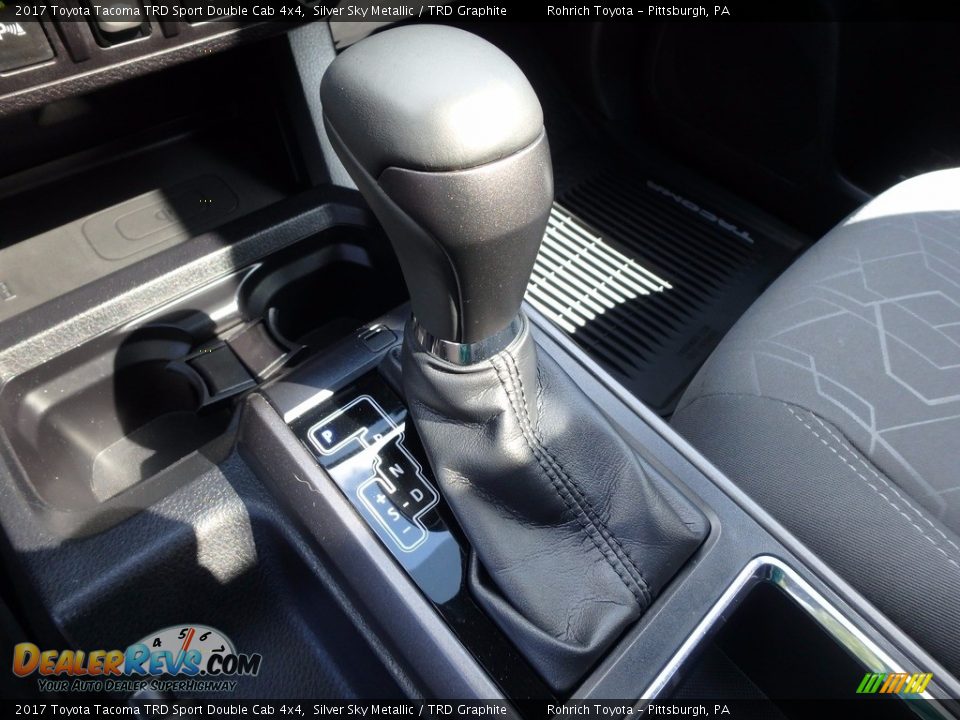 2017 Toyota Tacoma TRD Sport Double Cab 4x4 Silver Sky Metallic / TRD Graphite Photo #22