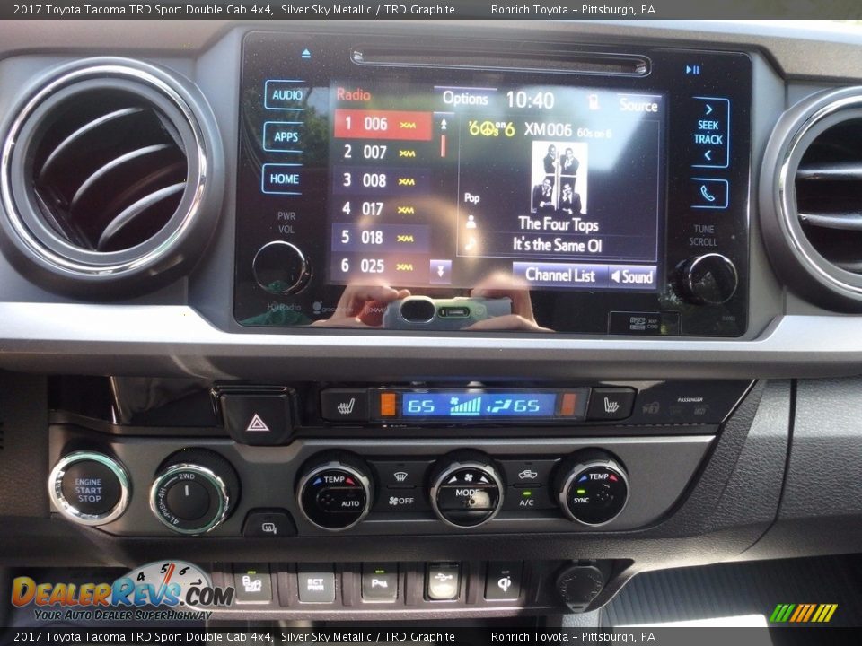 2017 Toyota Tacoma TRD Sport Double Cab 4x4 Silver Sky Metallic / TRD Graphite Photo #26