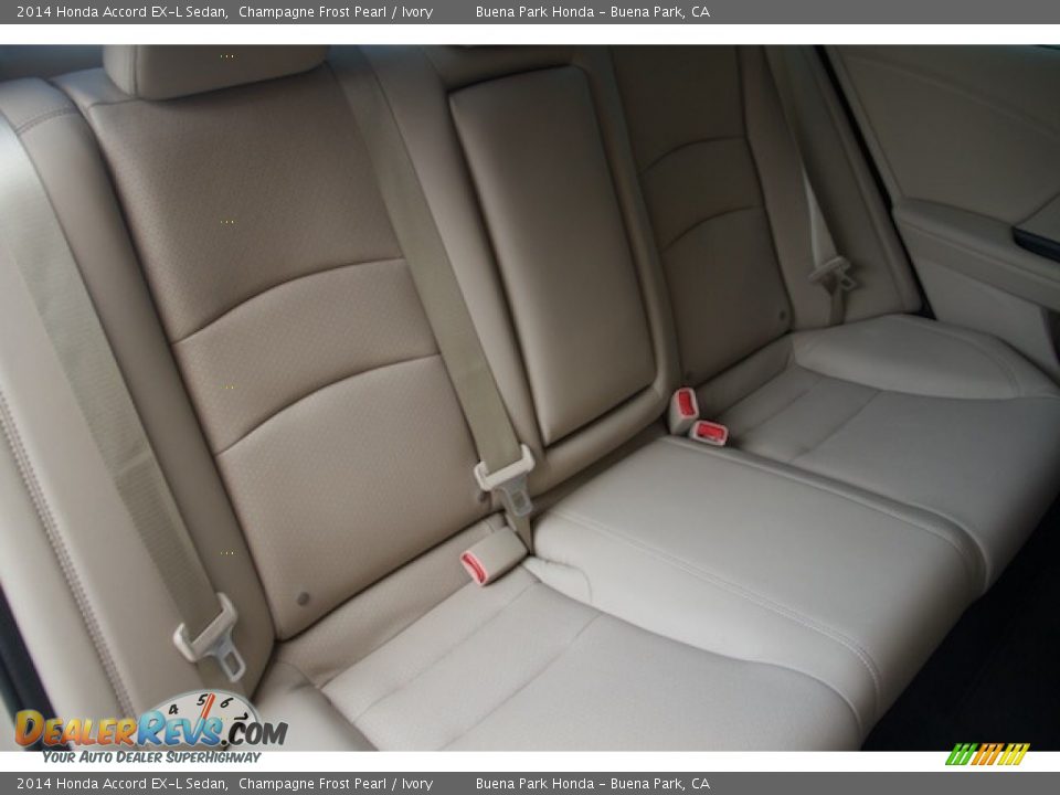2014 Honda Accord EX-L Sedan Champagne Frost Pearl / Ivory Photo #16