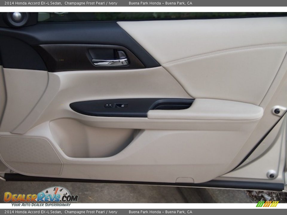2014 Honda Accord EX-L Sedan Champagne Frost Pearl / Ivory Photo #27
