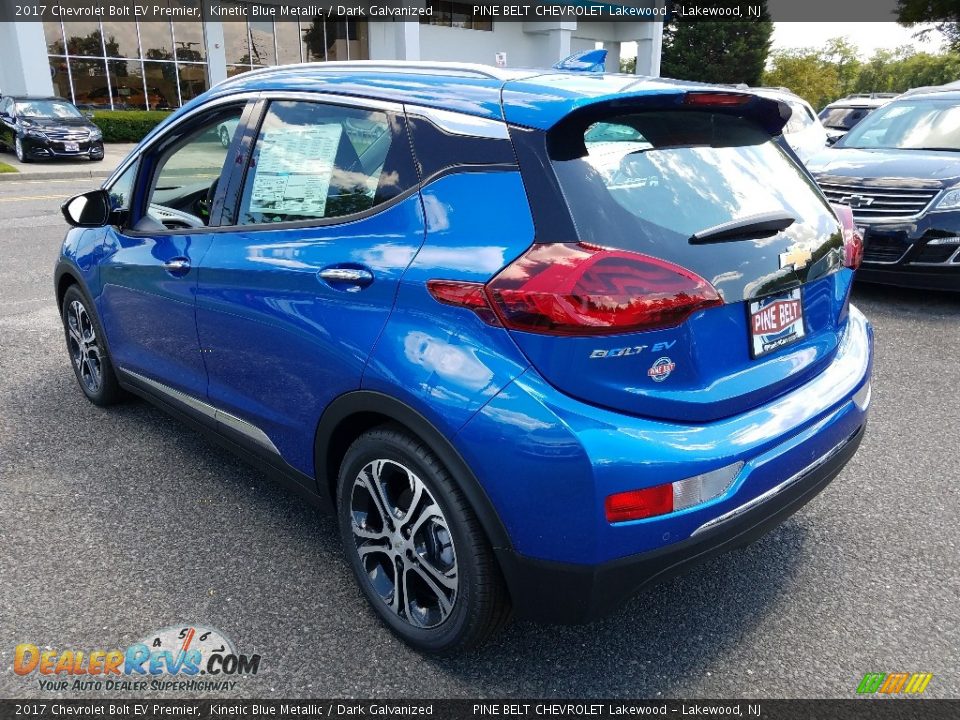 2017 Chevrolet Bolt EV Premier Kinetic Blue Metallic / Dark Galvanized Photo #4