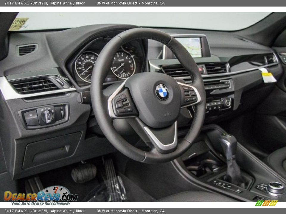 2017 BMW X1 xDrive28i Alpine White / Black Photo #5