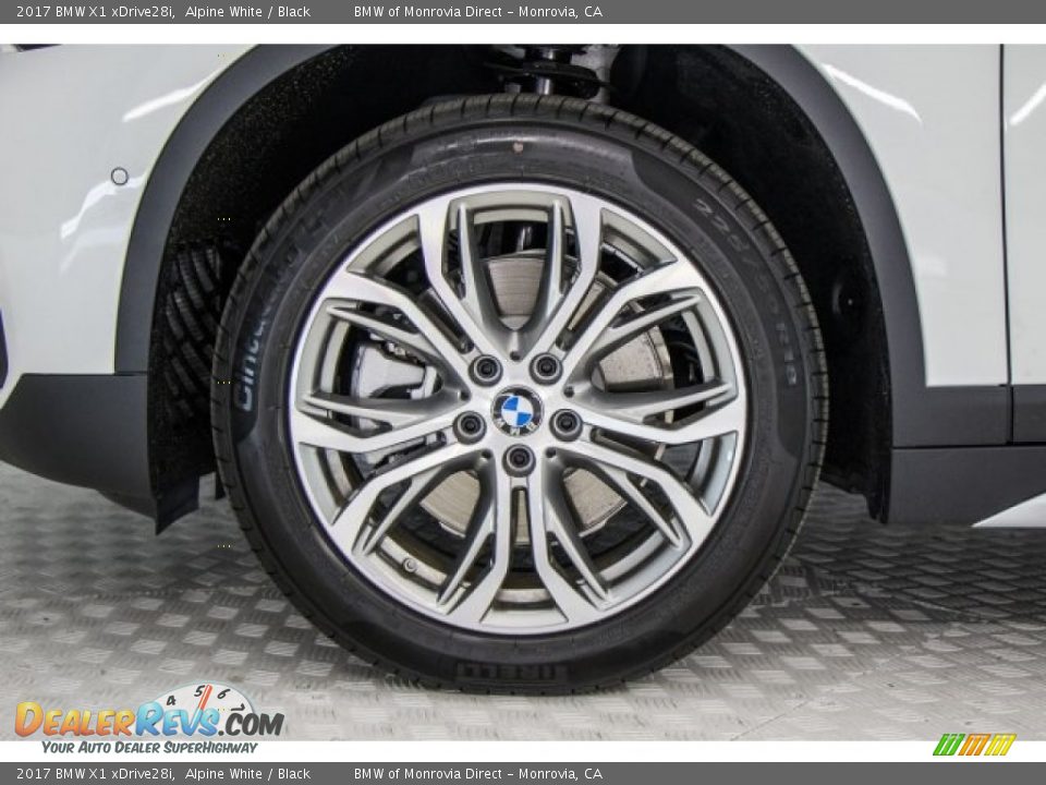 2017 BMW X1 xDrive28i Alpine White / Black Photo #8