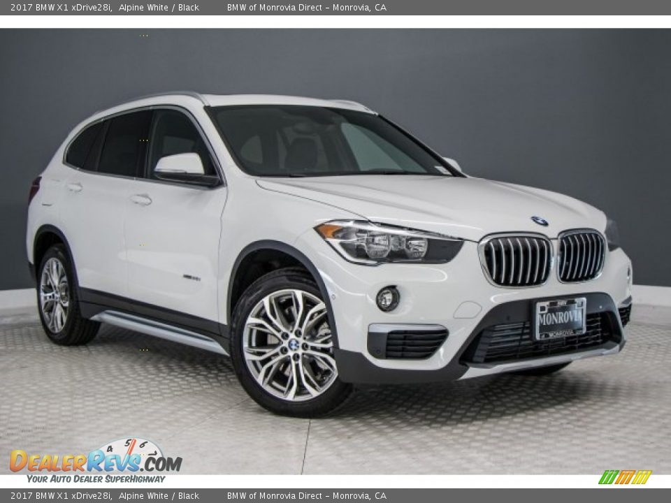 2017 BMW X1 xDrive28i Alpine White / Black Photo #12