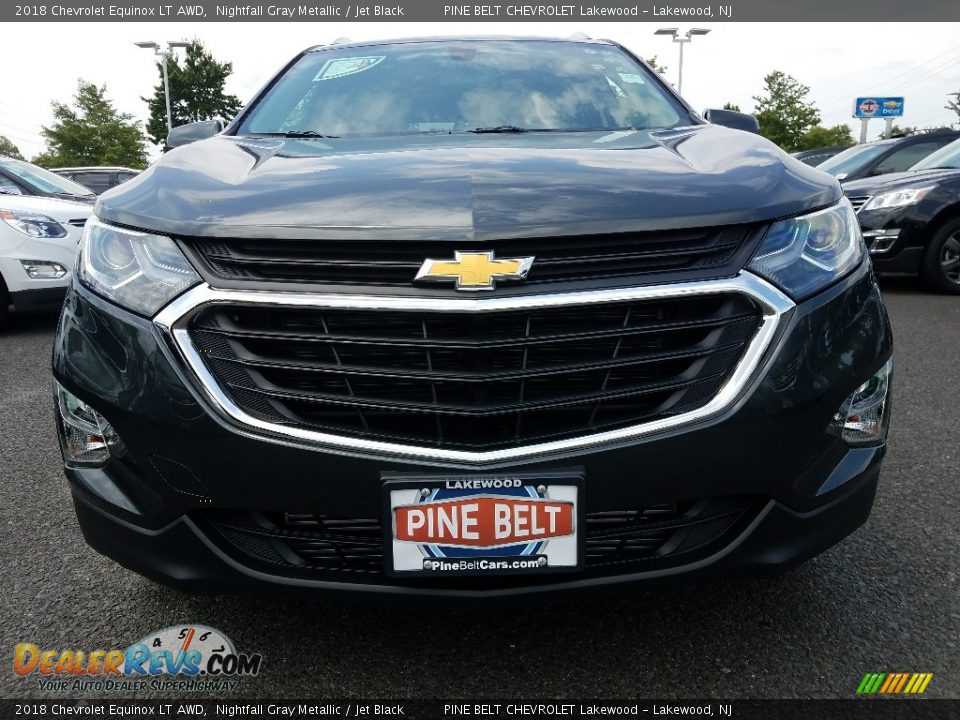 2018 Chevrolet Equinox LT AWD Nightfall Gray Metallic / Jet Black Photo #2