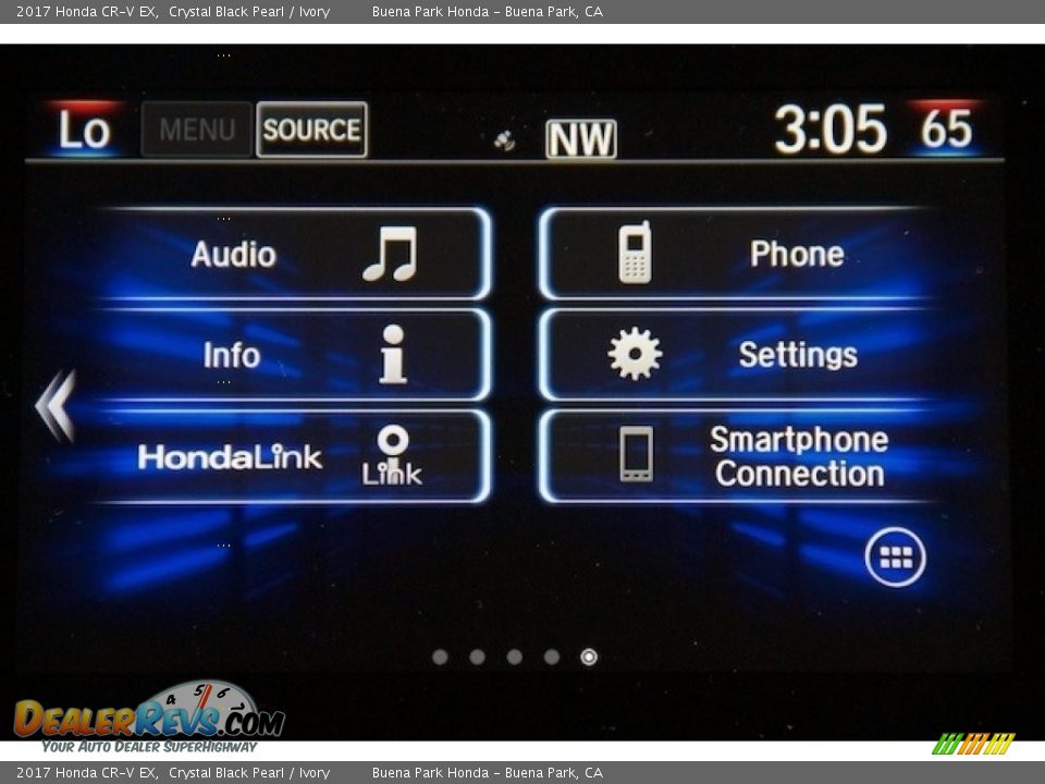 2017 Honda CR-V EX Crystal Black Pearl / Ivory Photo #15