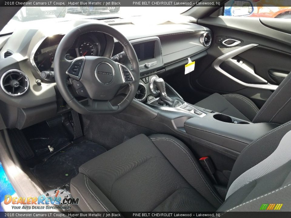 Jet Black Interior - 2018 Chevrolet Camaro LT Coupe Photo #6
