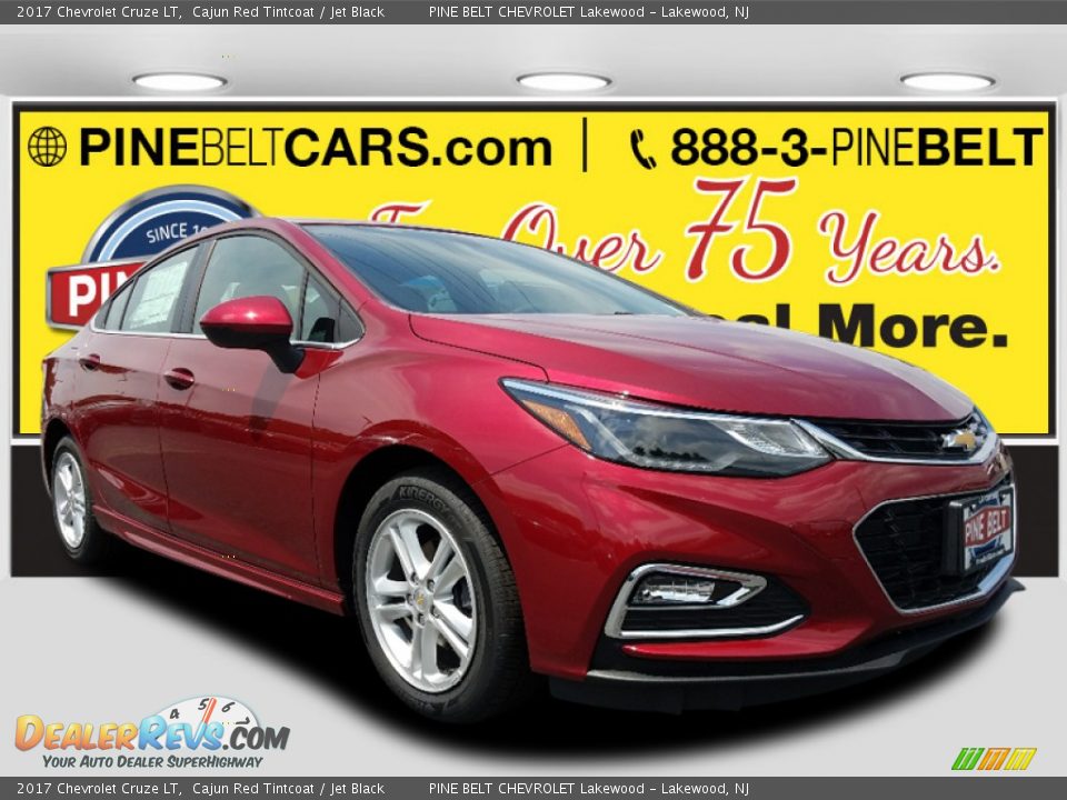 2017 Chevrolet Cruze LT Cajun Red Tintcoat / Jet Black Photo #1