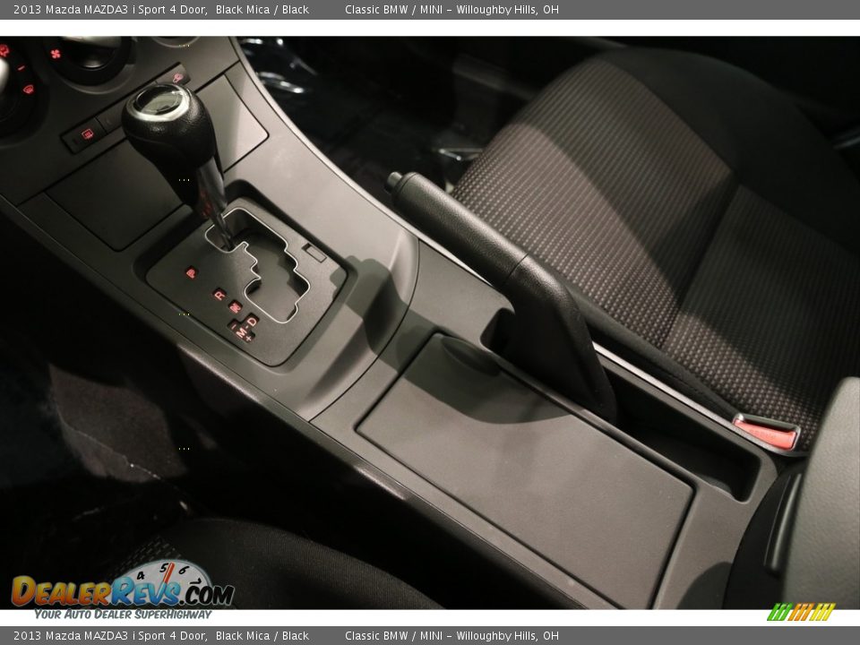 2013 Mazda MAZDA3 i Sport 4 Door Black Mica / Black Photo #12