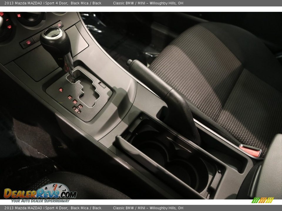 2013 Mazda MAZDA3 i Sport 4 Door Black Mica / Black Photo #13