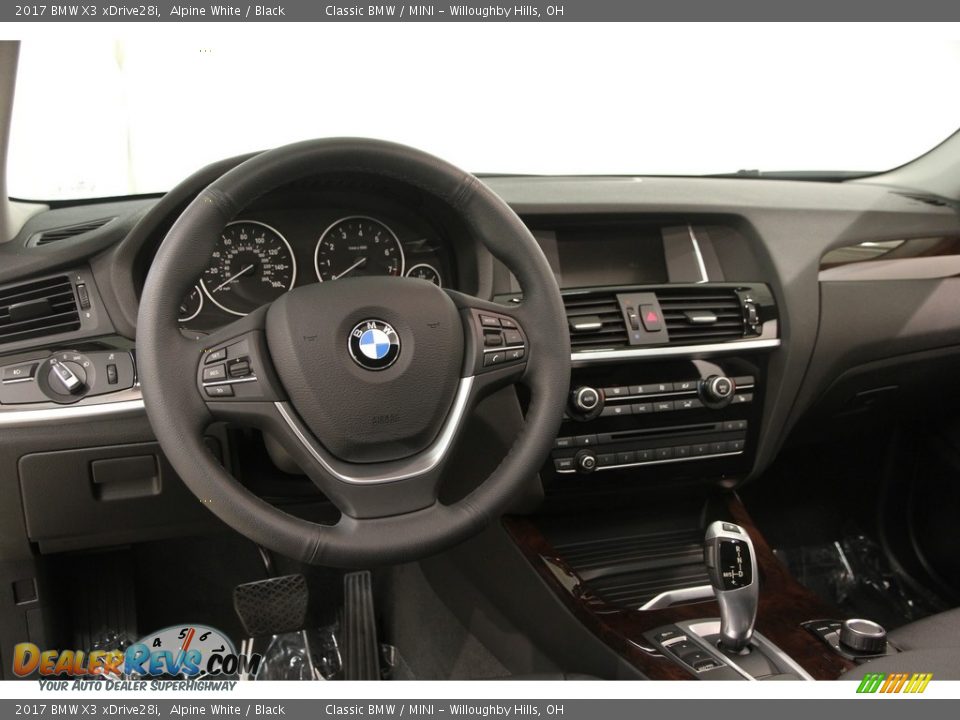2017 BMW X3 xDrive28i Alpine White / Black Photo #5