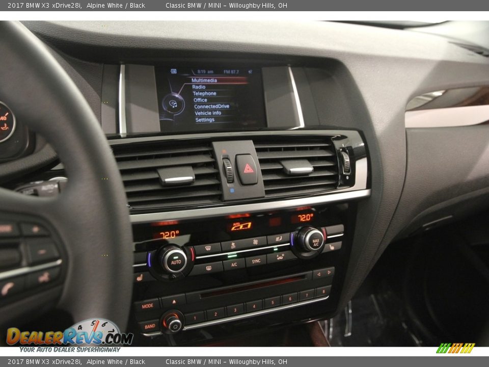 2017 BMW X3 xDrive28i Alpine White / Black Photo #7